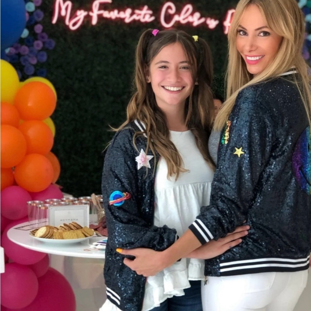 Lola + The Boys Taylor Swift Eras Tour Sequin Bomber Jacket NWOT Women’s Size M - Picture 6 of 6